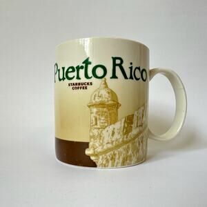 STARBUCKS Collector Series Puerto Rico Global Icon Coffee Mug 16 fl oz 2013 NWOB